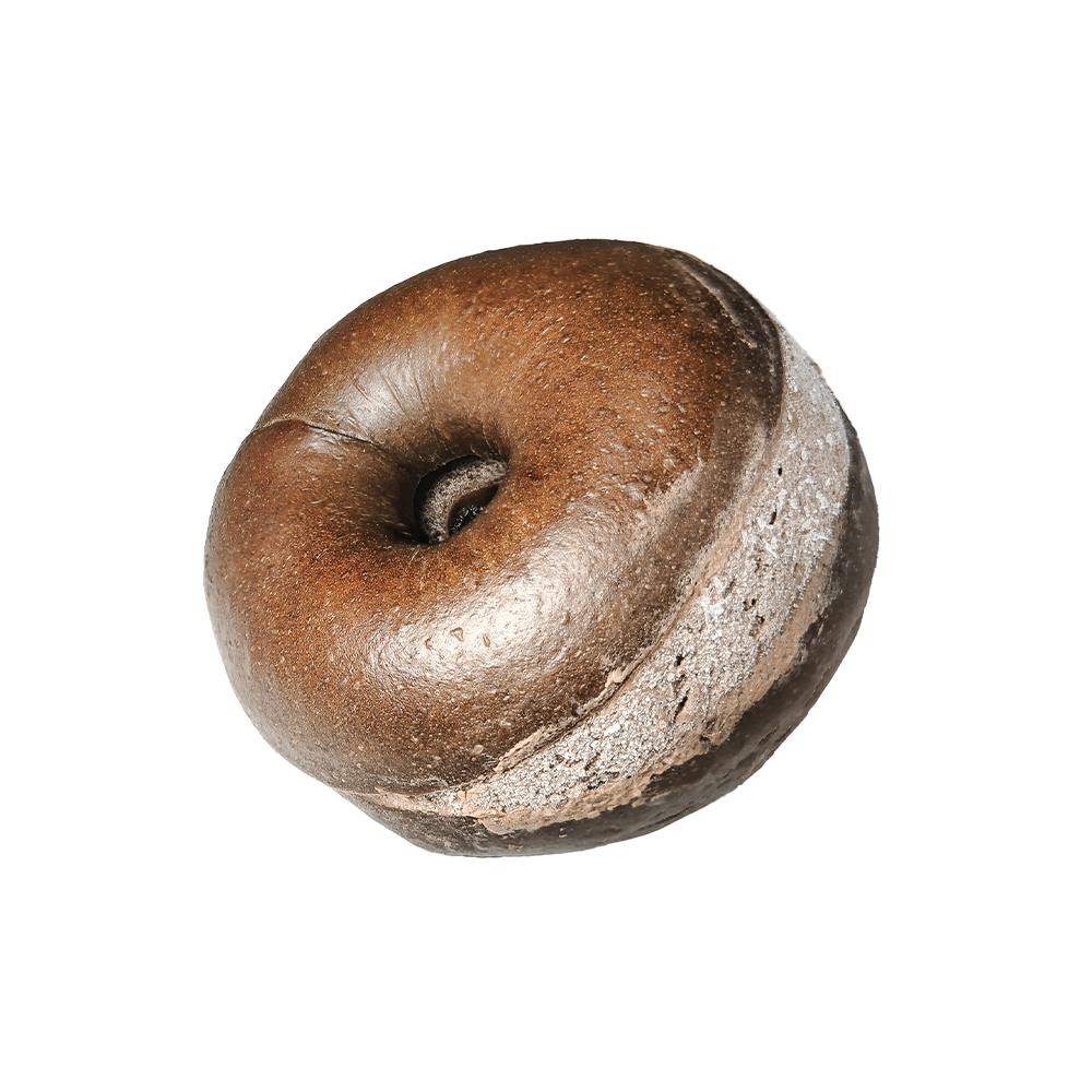 Smotanový syrový bagel s kakaovou čokoládou Smotanový syrový bagel s kakaovou čokoládou