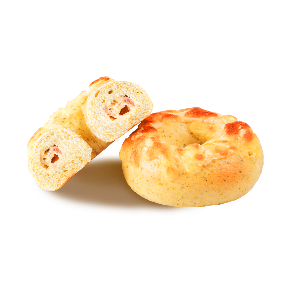 Zlatá a chrumkavá zemiaková slanina bagel