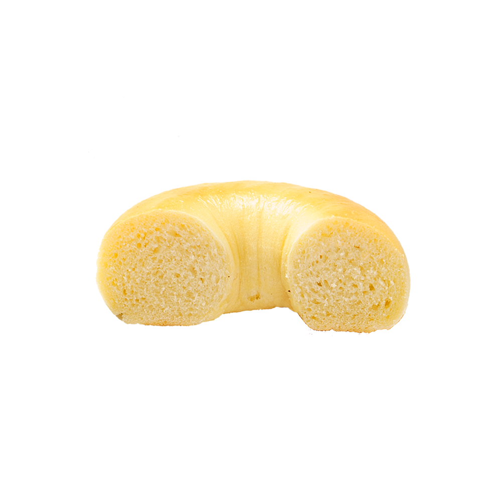 Lesklý a krehký obyčajný bagel